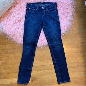 Express Ankle Skinny Stella Low Rise Jeans